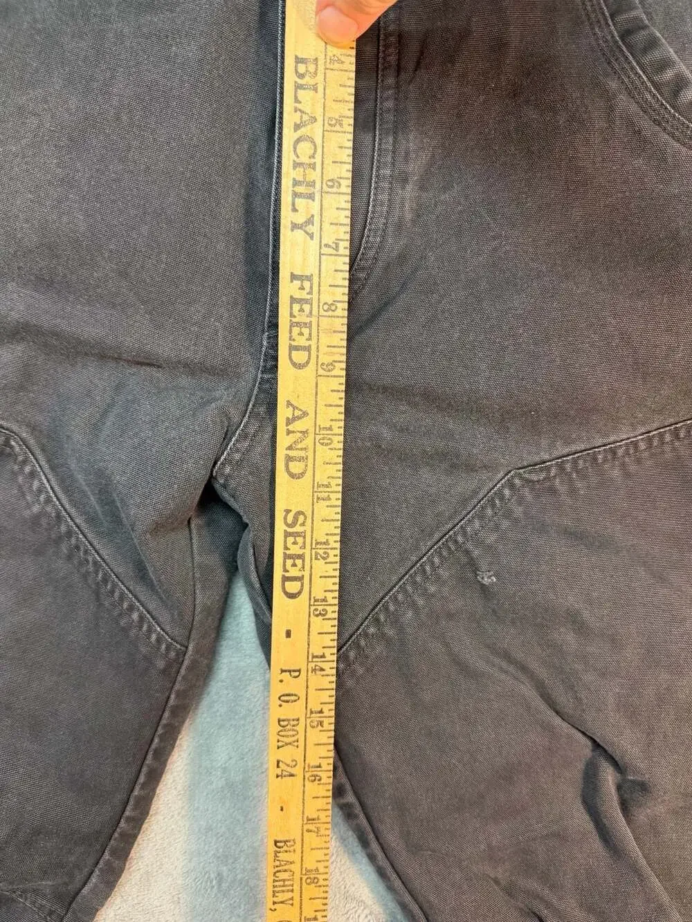 Kuhl Men's Charcoal Grey Vintage Patina Dye Canvas Hiking Work Pants 36x34